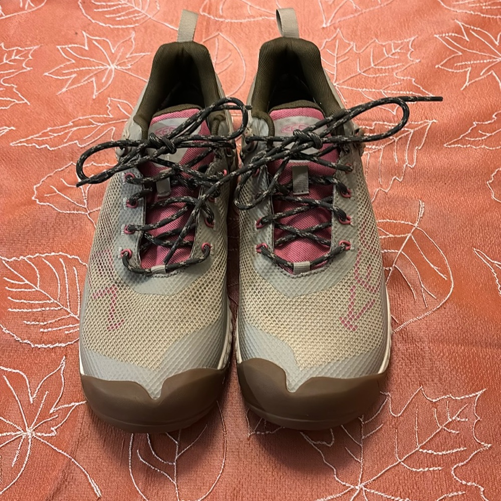 Keen NXIS EVO WP Plaza Taupe/Ibis Rose Size 10